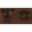 Szilikon csoki öntő forma állatkölykök 8 darabos 
