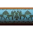 Mintázó nyújtó henger rénszarvas és karácsonyi fenyő