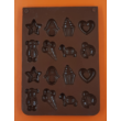 Szilikon csoki öntő forma teknős majom katica fagyi süti 16 darabos 