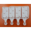 4 darabos szilikon "magnum" alakú jégkrém forma