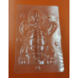 3D teknős műanyag csoki öntőforma 