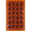 Szív 24 darabos szilikon sütőforma