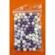Kép 3/4 - Cukor gyöngy lila-fehér mix 7mm