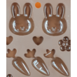 Szilikon csoki öntő forma húsvét 24 darabos 