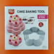 Kép 1/2 - Tortaforma szett virág