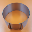 Kép 2/2 - Állítható kerek 8cm magas tortaforma 16-30cm