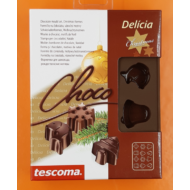 Szilikon tescoma csoki öntő forma karácsonyi 12 darabos 