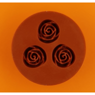 Szilikon forma 3 rózsa kicsi