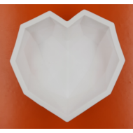 Gyémánt szív nagy szilikon sütőforma