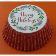 Karácsonyi muffin papír 100 darabos holidays