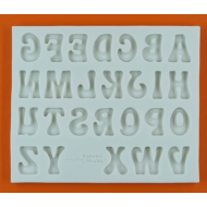 Szilikon forma nyomtatott betűk 19mm