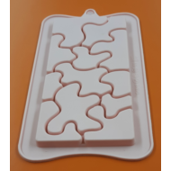 Szilikon csoki öntő forma puzzle