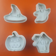 Halloween rugós kiszúró szett 