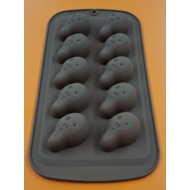 Szilikon csoki öntő sikoly forma 10 darabos 