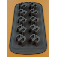 Szilikon csoki öntő denevér forma 10 darabos 