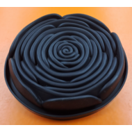 Fekete rózsa szilikon mousse sütőforma