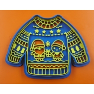 Karácsonyi ronda pulcsi kiszúró szett