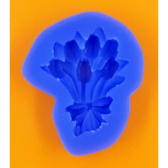 Szilikon forma tulipán csokor