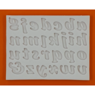 Szilikon forma írott betűk
