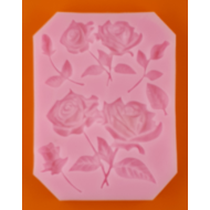 Szilikon forma szálas rózsa