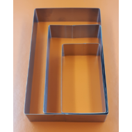Tortaforma téglalap közepes