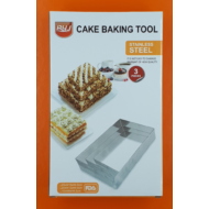 Tortaforma szett téglalap