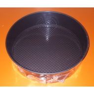 Kapcsos tortaforma fekete 25cm