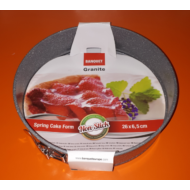 Kapcsos tortaforma gránit 26cm