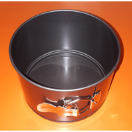 Kapcsos tortaforma fekete magas 16cm