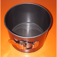 Kapcsos tortaforma fekete magas 14cm