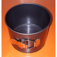 Kapcsos tortaforma fekete magas 12cm