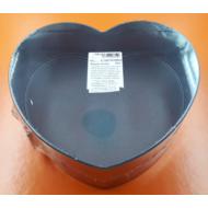 Kapcsos piros szív tortaforma 25cm