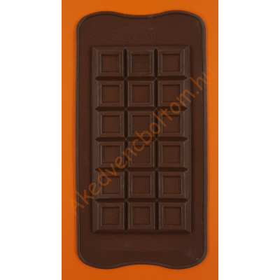 Szilikon csoki öntő forma táblás 1 darabos 