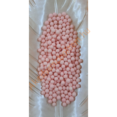 Cukor gyöngy rózsaszín 5mm