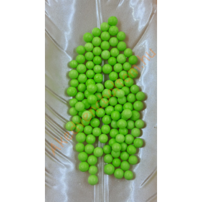 Cukor gyöngy lime zöld 7mm