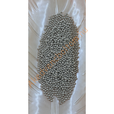 Cukor gyöngy ezüst 3 mm