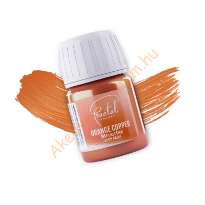 Metallink Orange Copper "Narancssárga réz" ecsettel kenhető ételfesték
