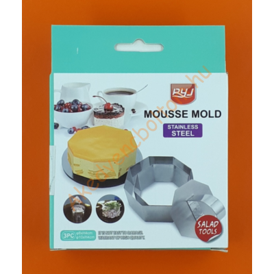 Tortaforma nyolcszög kicsi
