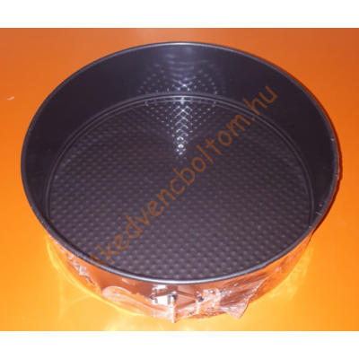 Kapcsos tortaforma fekete 25cm