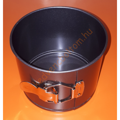 Kapcsos tortaforma fekete magas 12cm