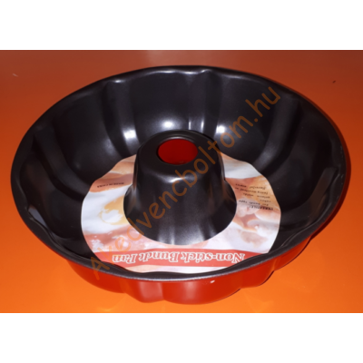 Kuglóf forma piros 23cm