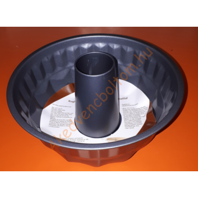 Kuglóf forma fekete 23cm