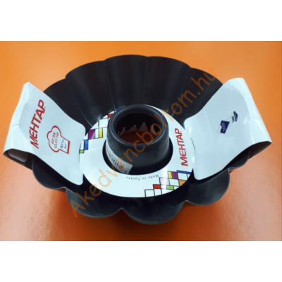 Kuglóf forma fekete 22cm