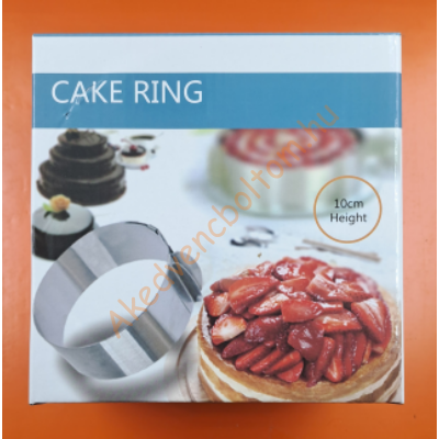 Állítható kerek extra 10cm magas tortaforma 16-30cm