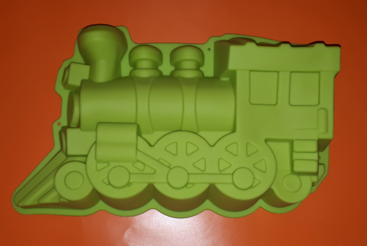 Vonat nagy szilikon sütőforma